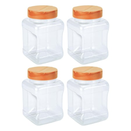 طقم علب بهارات كاملة 4 قطع- تحافظ على ترتيب الأغراض، سهلة الحمل، مقاومة للماء،ضمان سنتان