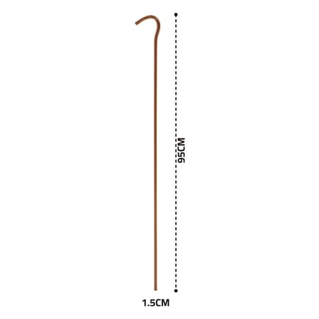 عصا عكاز بلاستيك كريستال 95 سم- متينة وتتحمل الاستخدام المستمر، سهلة الحمل والتنقل، توفر راحة وثبات للمستخدم،ضمان سنتان