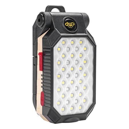 كشاف مخيمات قابل للشحن 400 لومن- إضاءة قوية، بطارية تدوم طويلاً، سهل الحمل والتنقل،