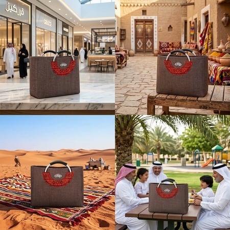 حقيبة يد تراثية 23 لتر، خفيفة وسهلة الحمل، قابلة للطي والتخزين