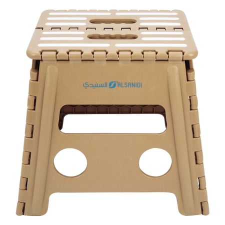 كرسي وسلم بلاستيك يتحمل 150 كجم- سهل الحمل والتخزين، يمنع الانزلاق، يتحمل وزن عالي،ضمان سنتان