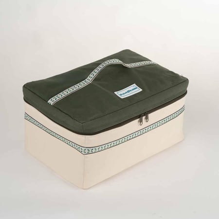 شنطة روفا منقوشة 33 لتر  مبطنة  ممتازة لتخزين أدواتك  متينة ومريحة في