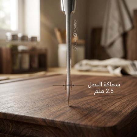 سكين الجزار ستانلس ستيل عالي الجودة 8 انش - تقطيع دقيق وسهل، متينة ومقاومة للصدأ، مريحة وآمنة في الاستخدام،ضمان سنتان
