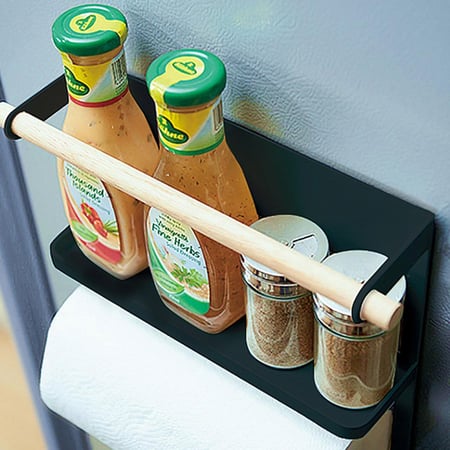 رف تخزين أدوات مطبخ 34×27.5×7.5 سم، يتحمل وزن جيد،ضمان سنتان