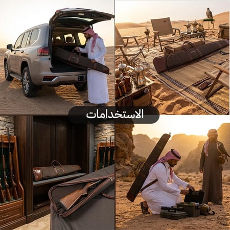 حقيبة بندقية 135 سم- يحمي من الخدوش،ضمان 3 سنوات