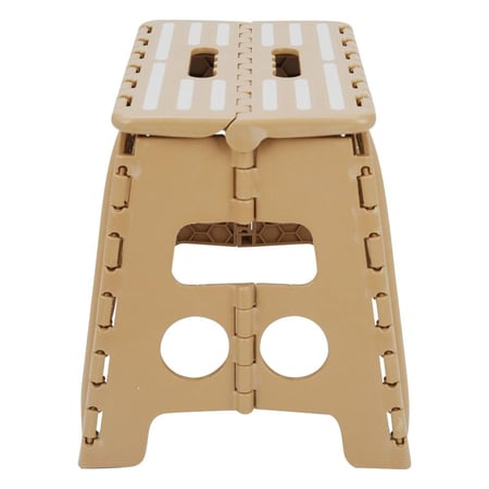 كرسي وسلم بلاستيك يتحمل 150 كجم- سهل الحمل والتخزين، يمنع الانزلاق، يتحمل وزن عالي،ضمان سنتان