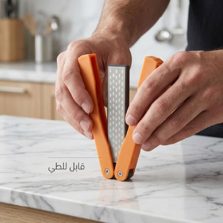 مسن سكين كريستال يدوي، استخدام آمن ومريح،ضمان سنتان
