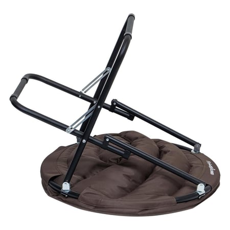 كرسي قابل للطي يتحمل 100 كجم- سهل النقل والتخزين، مريح للجلوس، يتحمل وزن عالي،ضمان سنتان