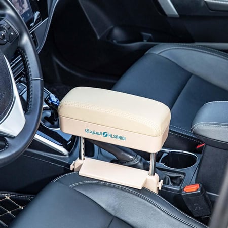 تكاية مع صندوق تخزين للسيارة وشحن لاسلكي لجوالات ايفون 24 سم- يوفر راحة أثناء القيادة، ينظم أغراض السيارة، يشحن الأجهزة بسرعة وأمان،ضمان سنتان