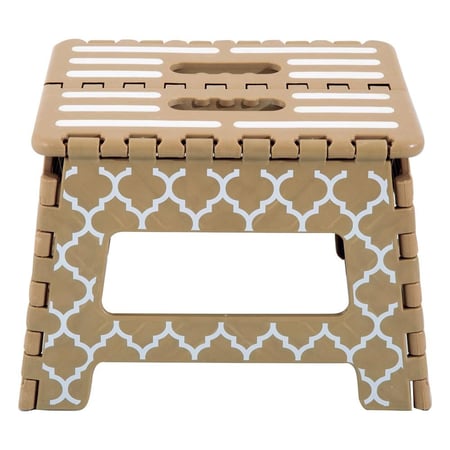 كرسي وسلم بلاستيك يتحمل 150 كجم- سهل الحمل والتخزين، ثابت وغير قابل للانزلاق، يتحمل وزن عالي،ضمان سنتان