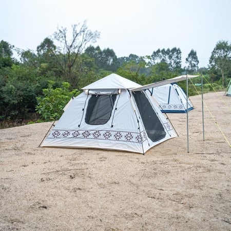 خيمة اتوماتيكية 2.1*2.1*1.35م- مقاومة عالية للماء، سهلة التركيب والتفكيك، مناسبة للعائلات أو المجموعات الصغيرة،ضمان سنتان