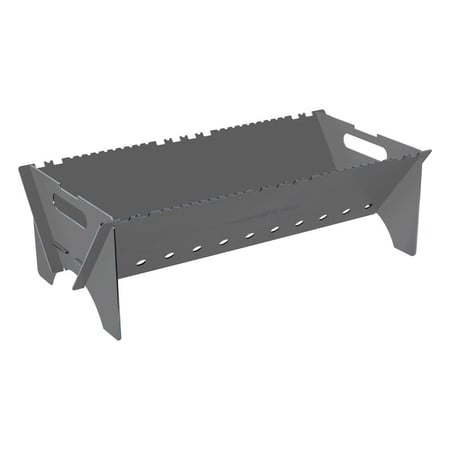 منقل وشواية رحلات على الفحم 55× 30× 18.5 سم، يوفر مساحة شواء واسعة، ضمان سنتان