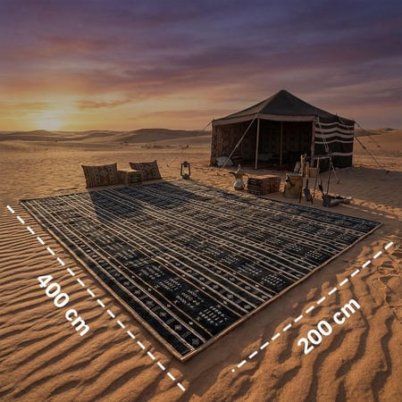 فرشة جلوس مبطنة بالاسفنج 2×4 م، مريحة وتدعم الظهر،ضمان سنتان