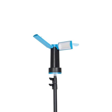 لمبة تخييم اضاءة LED قابلة للشحن، مع حامل للشحن،ضمان سنتان