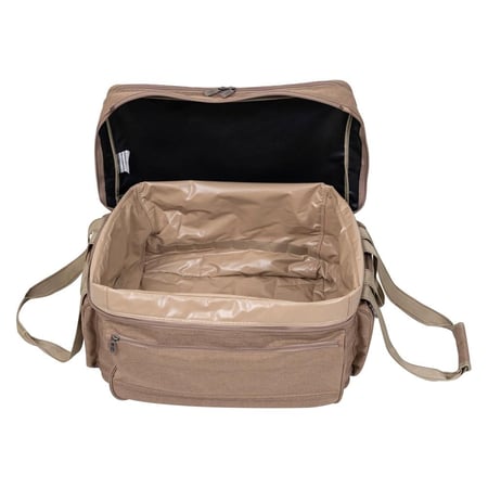 عزبة السنيدي بصندوق حديد 139 لتر- يحمي الأغراض من الرطوبة والأتربة، يتحمل ظروف الرحلات، ينظم ويحفظ المحتويات،ضمان 3 سنوات