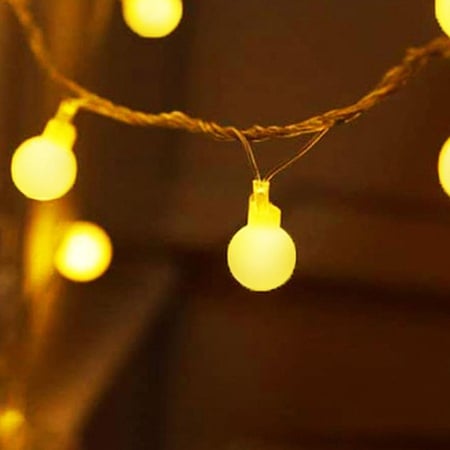 عقد لمبات قابل للشحن أبيض 3 فولت- متانة وقوة تحمل عالية، إضاءة ناعمة وهادئة، سهولة الاستخدام في أي مكان،ضمان سنتان