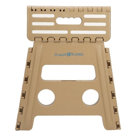 كرسي وسلم بلاستيك يتحمل 150 كجم- سهل الحمل والتخزين، يمنع الانزلاق، يتحمل وزن عالي،ضمان سنتان