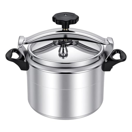 قدر ضغط الومنيوم ثقيل 7 لتر، يُسرع من عملية الطبخ، ضمان سنتان