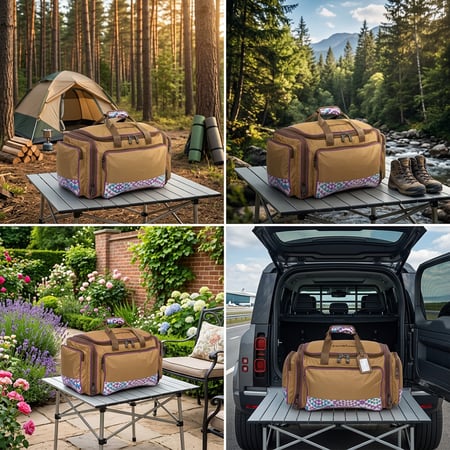 عزبة المستوي 35 لتر- تنظيم سهل للأغراض، تتحمل الظروف الصعبة، سهلة التخزين والنقل،ضمان 3 سنوات