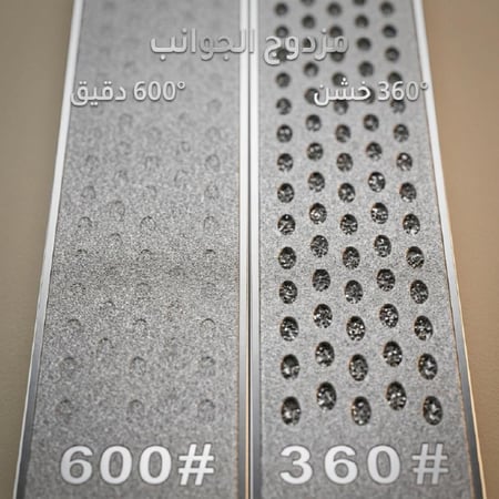 مسن سكين كريستال يدوي، استخدام آمن ومريح،ضمان سنتان