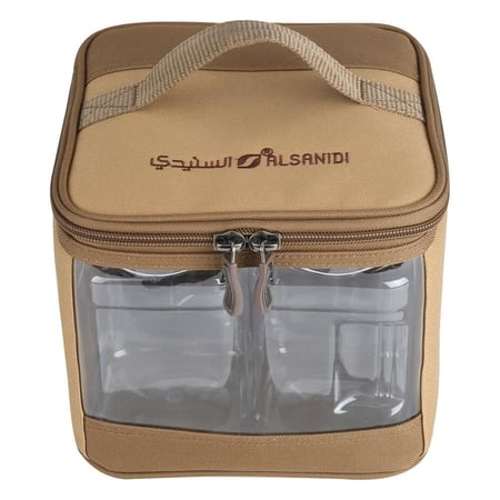 طقم علب بهارات كاملة 4 قطع- تحافظ على ترتيب الأغراض، سهلة الحمل، مقاومة للماء،ضمان سنتان