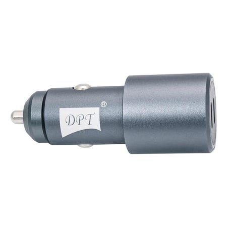 شاحن اجهزة على ولاعة السيارة بمخرجين قدرة 40 واط- شحن سريع لأكثر من جهاز، متين وخفيف الوزن، متوافق مع معظم المركبات،ضمان سنتان