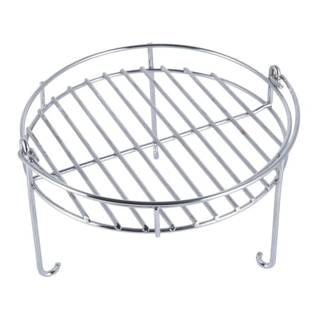 شبك مندي لقدر الضغط ستانلس ستيل عالي الجودة 7-8 لتر- متين ومقاوم للحرارة، سهل الحمل والاستخدام، يسهل طهي المندي بطريقة صحية،ضمان سنتان