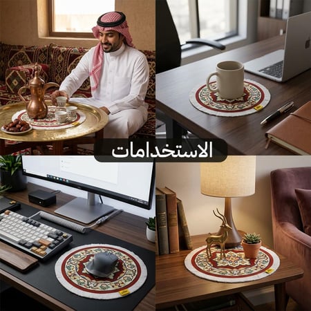 بساط الشاهي 21 سم- يضفي لمسة فاخرة لطاولتك