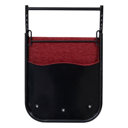 كرسي رحلات أرضي قابل للطي 3 مستويات أحمر يتحمل حتى 100 كجم