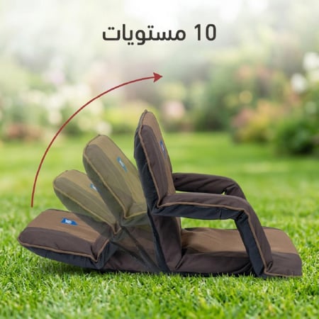 كرسي ارضي 10 حركة يتحمل 102 كجم مريح جداً، ضمان سنتان