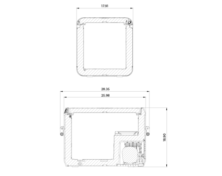 ثلاجة سيارة فريزر متنقلة الجيل الثالث 53 لتر- تبريد سريع وفعال، تتحمل الاستخدام القوي، توفر ثلج في أي وقت،ضمان 4 سنوات شامل + سنة إضافي للكمبروسور