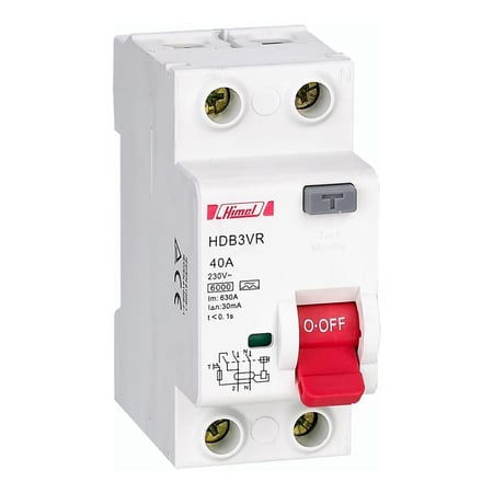 HDB3VR240SC, HDB3VR 2P 40A 30mA AC Residual Current Circuit Breaker-HIMEL