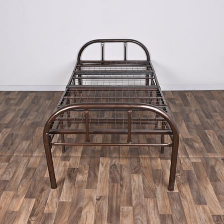 سرير حديد متنقل قوي ضمان 5 سنوات