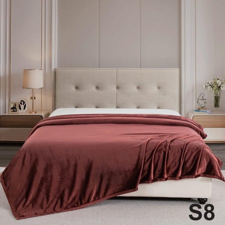 بطانيه خفيف ناعم فاخر كوين 200*220