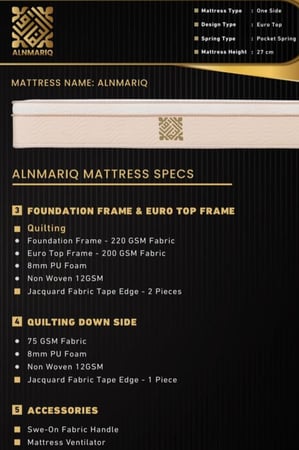 مرتبة تجمع بين الراحة والنوم العميق لامثيل لها