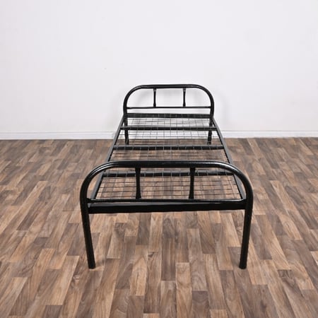 سرير حديد متنقل قوي ضمان 5 سنوات