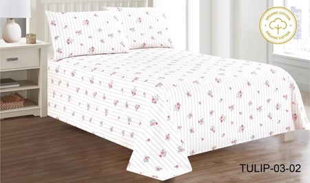 شرشف نفرين قطن مفتوح