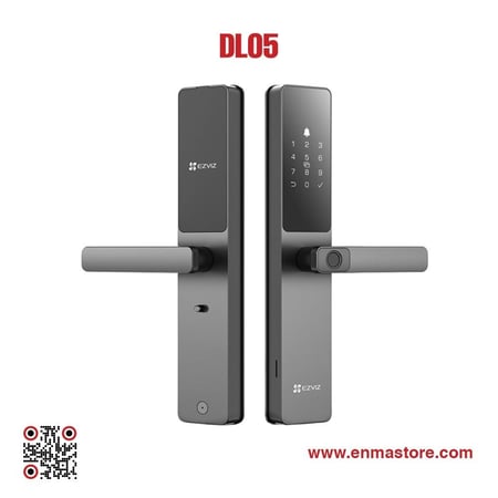 قفل ذكي EZVIZ CS-DL05 – ببصمة الإصبع ولوحة مفاتيح رقمية