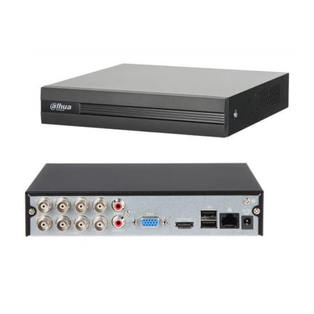جهاز تسجيل فيديو رقمي Dahua XVR1B08-I ‏8 قنوات WizSense بنظام Penta-brid بدقة 1080N (XVR)