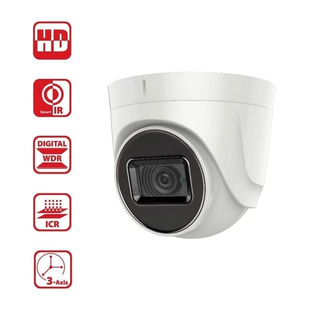 كاميرا أنالوج هيكفيجن DS-2CE76U1T-ITPF بدقة 8 ميجابكسل مع رؤية ليلية حتى 30 متر