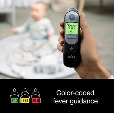 جهاز قياس الحرارة براون للجبهة رقمي Braun 7 Thermometer