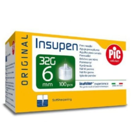ابر قلم انسولين اوريجنال PiC INSUPEN 32G*6MM