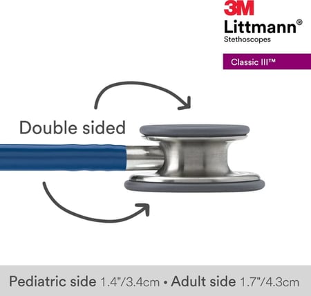 سماعة طبيب ليتمان 3M™ Littmann® 5622 Classic III™ Stethoscope,