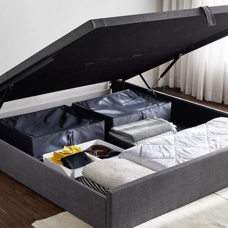 سرير انفينتي تخزين موديل SA74 هيدروليك  - بألوان ومقاسات متعددة