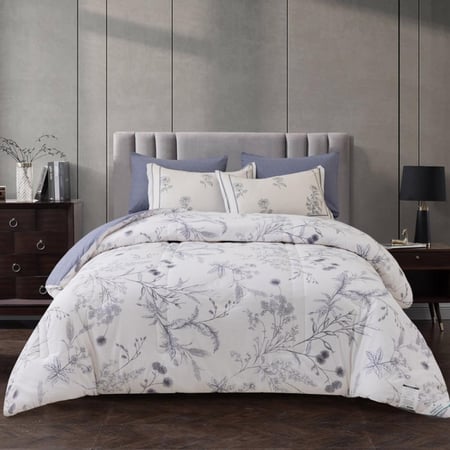 طقم لحاف قطن فاخر- مفرد ونص 4 قطع