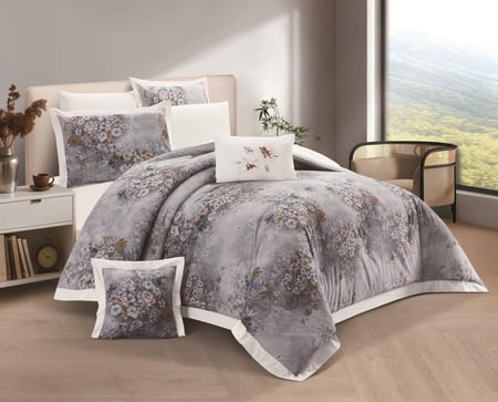 بكج راحة القطن مقاس مزدوج -11 قطع