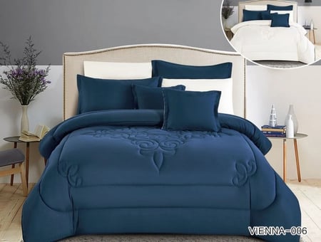 مفرش   فيينا صيفي  مفرد ونص  5 قطع