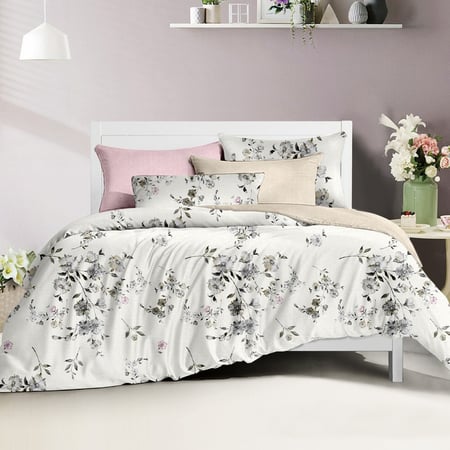 طقم لحاف سرير مزخرف مقاس مفرد -4 قطع