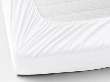 بيت لحاف فندقي ابيض مزدوج 4 قطع