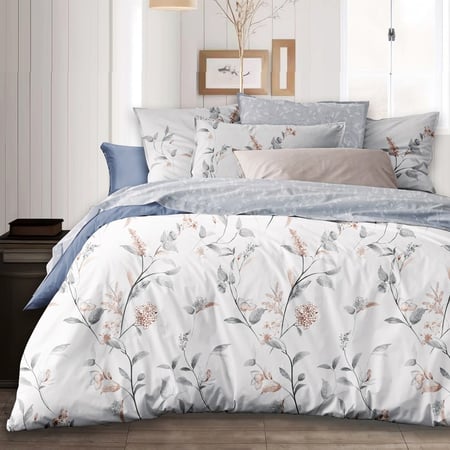 طقم لحاف سرير مزخرف مقاس مفرد -4 قطع